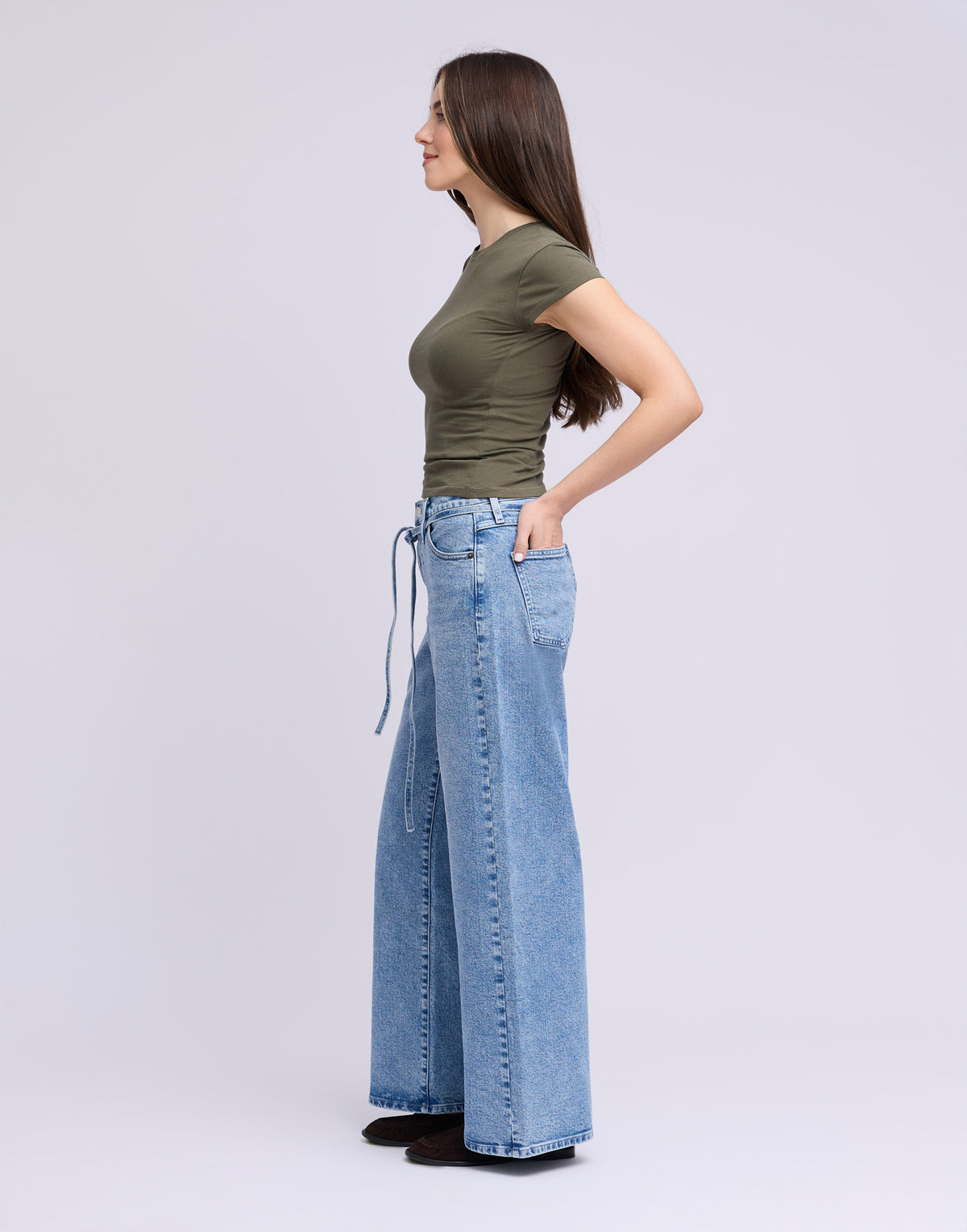 LILY WIDE LEG JEANS / JANE