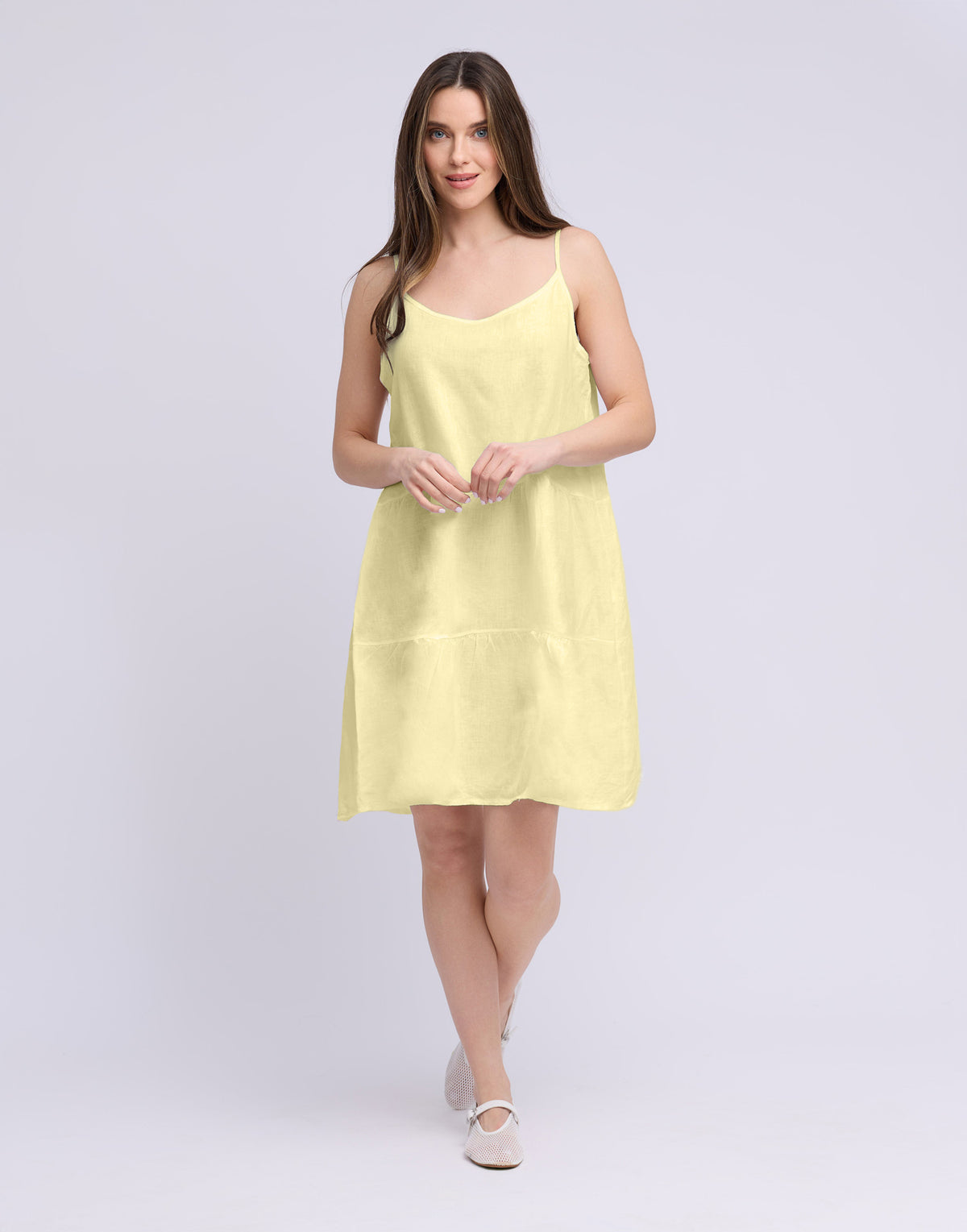 LINEN DRESS / ISABELLA Giallo