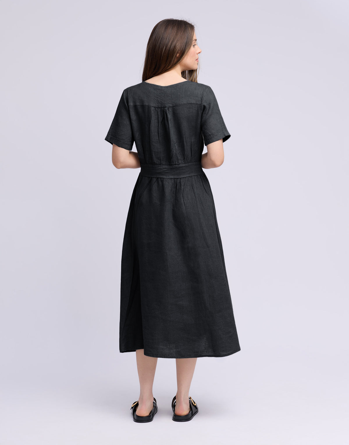 LONG LINEN DRESS / BIANCA