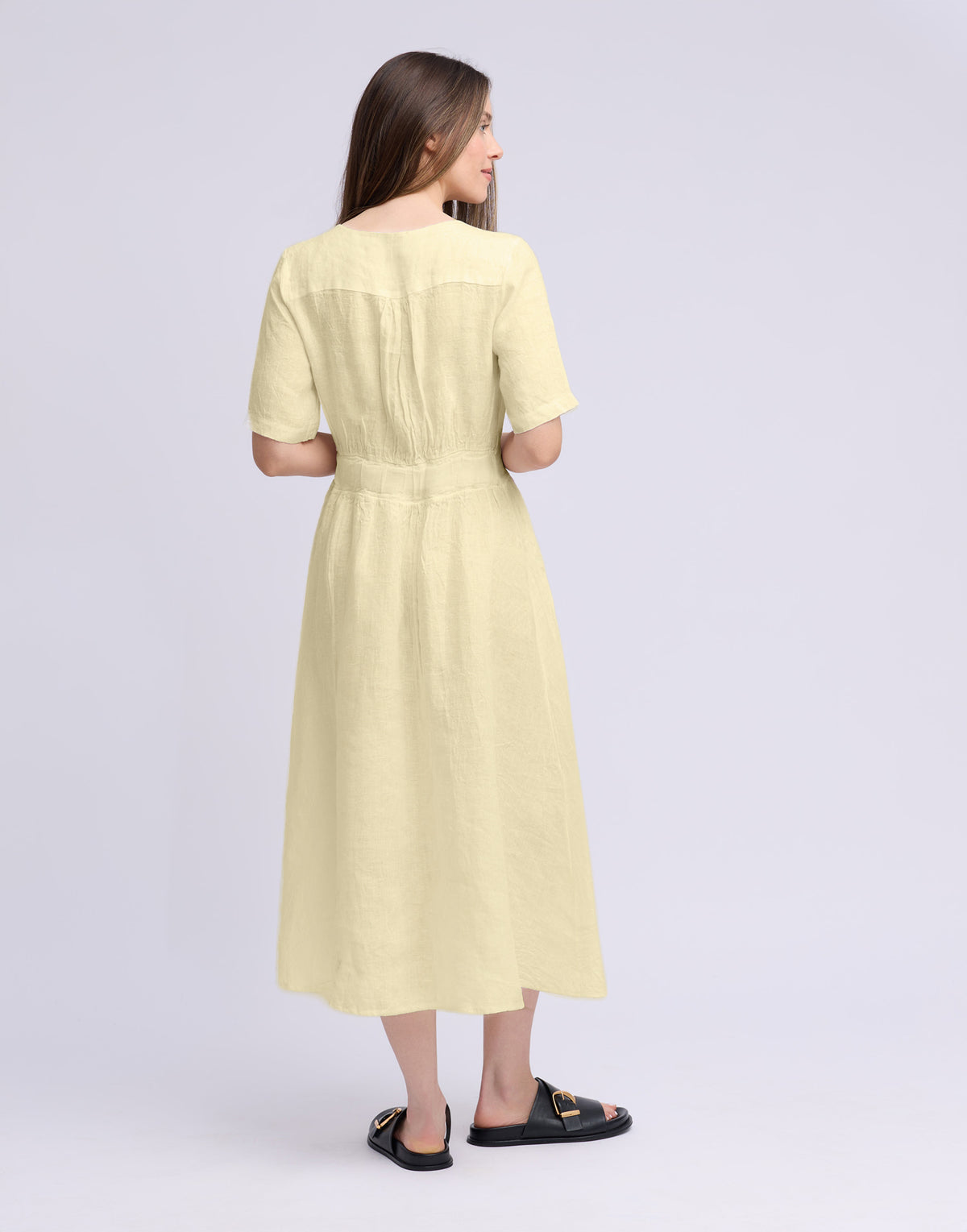 LONG LINEN DRESS / BIANCA