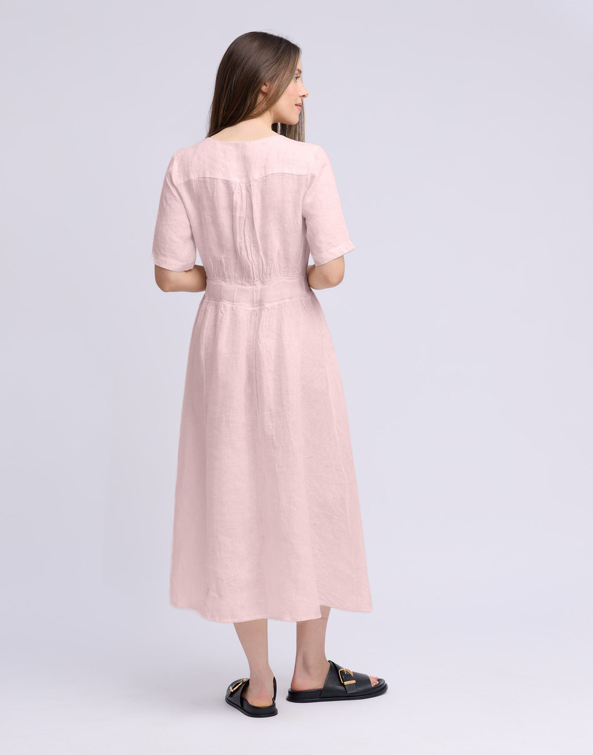 LONG LINEN DRESS / BIANCA