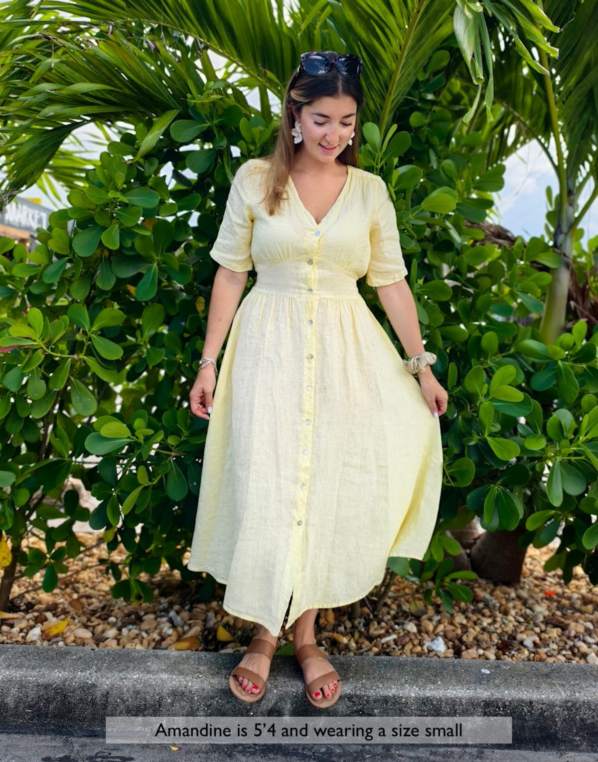 LONG LINEN DRESS / BIANCA