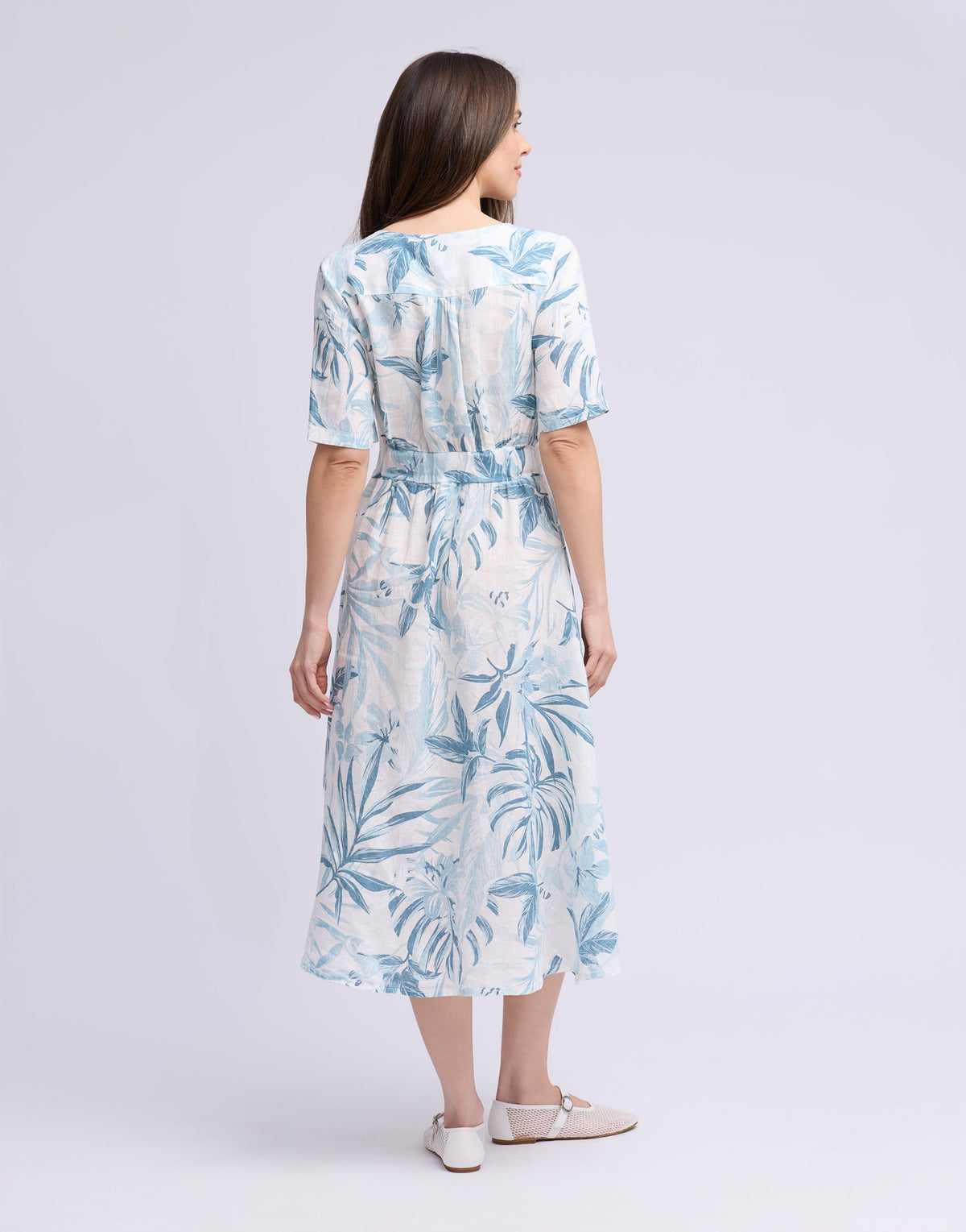 LONG LINEN DRESS / BIANCA