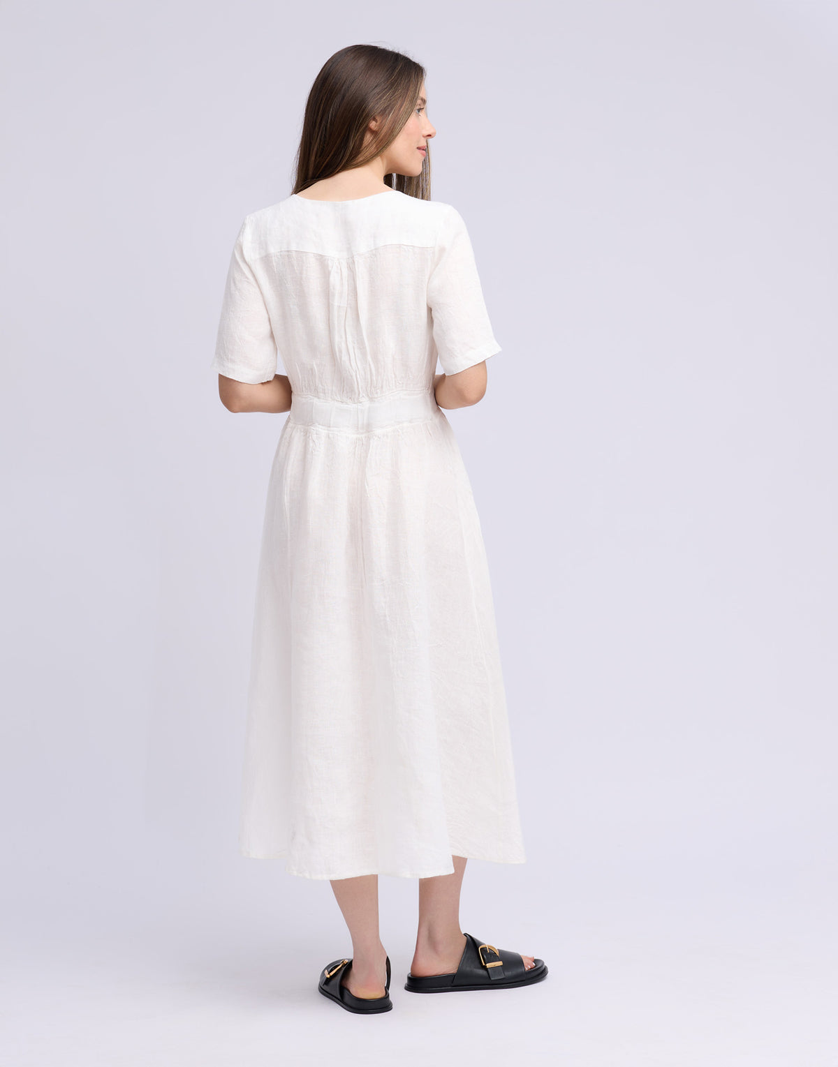 LONG LINEN DRESS / BIANCA