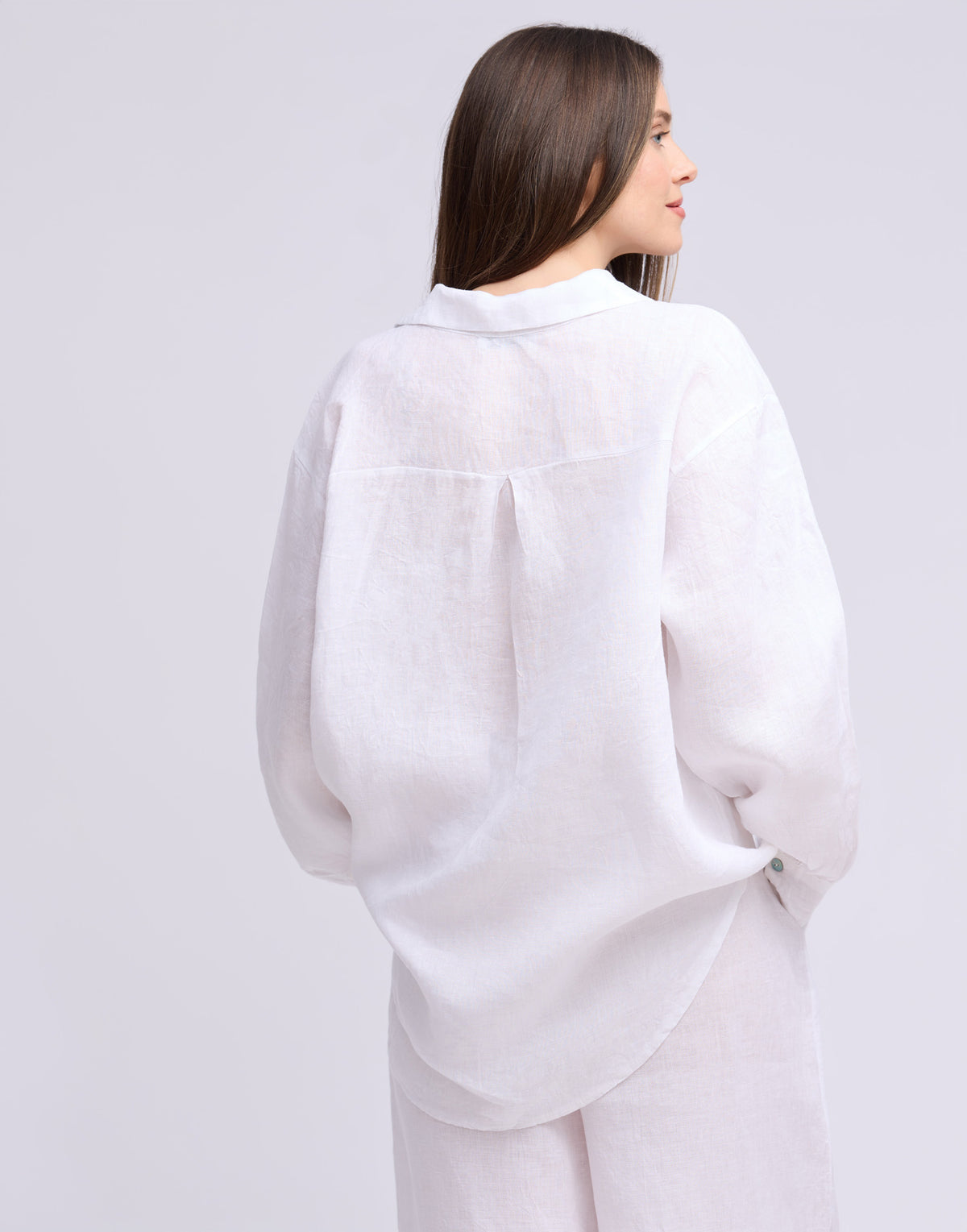 LINEN LONG SLEEVE SHIRT / ELENA