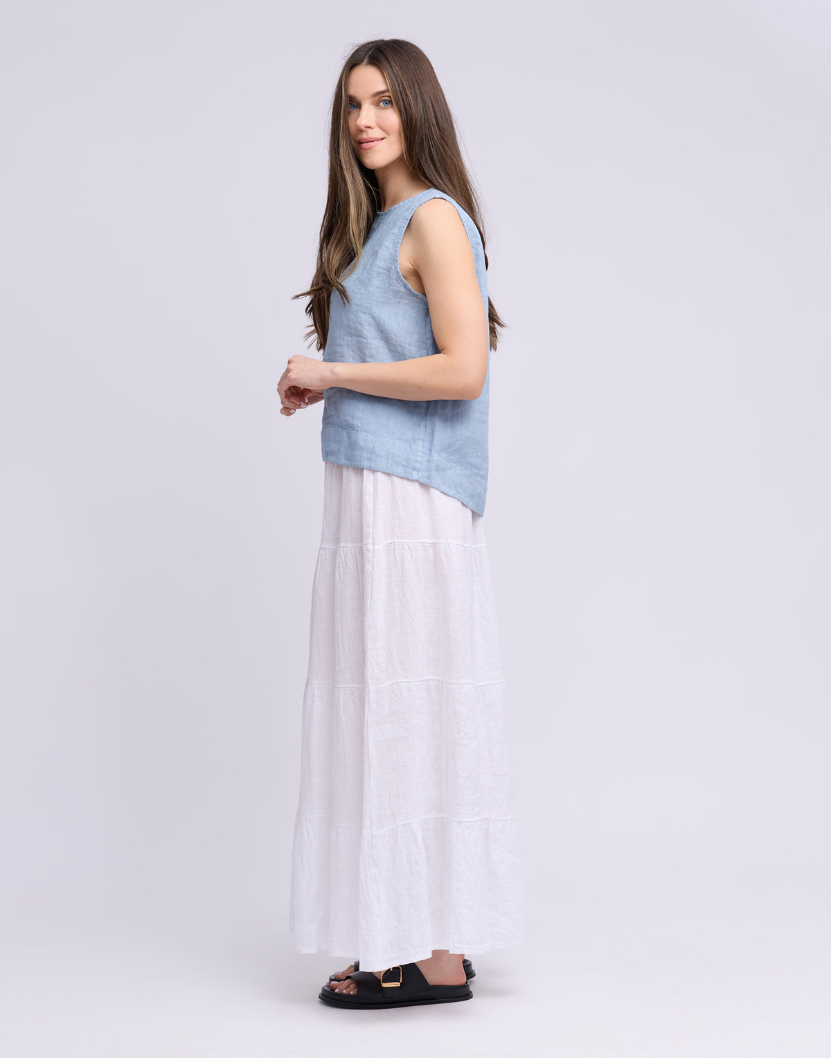 LONG LINEN SKIRT / LUCIA