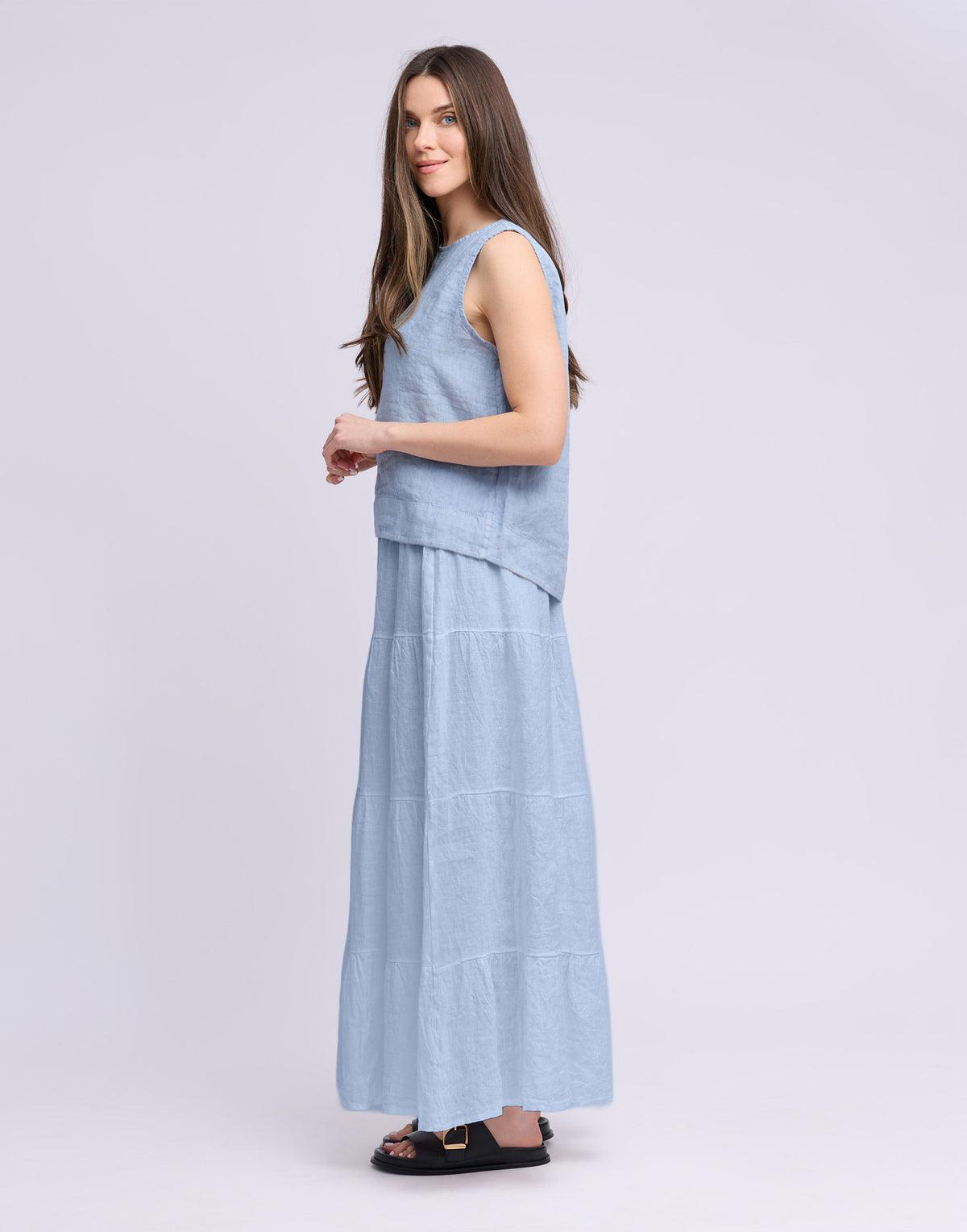 LONG LINEN SKIRT / LUCIA