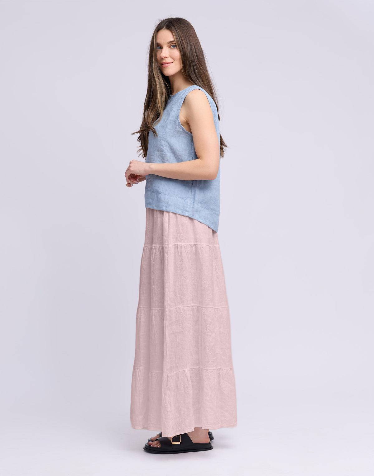 LONG LINEN SKIRT / LUCIA