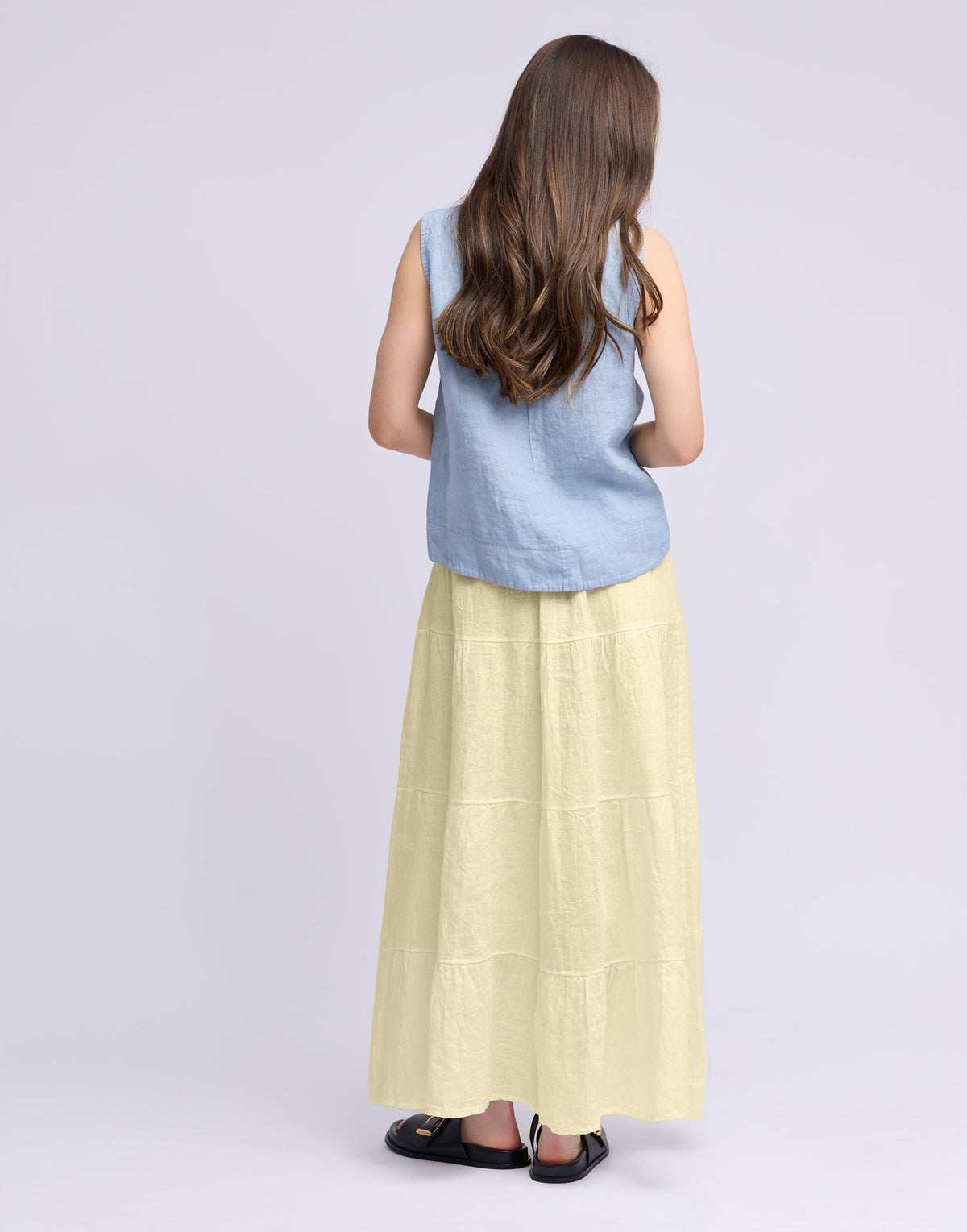 LONG LINEN SKIRT / LUCIA