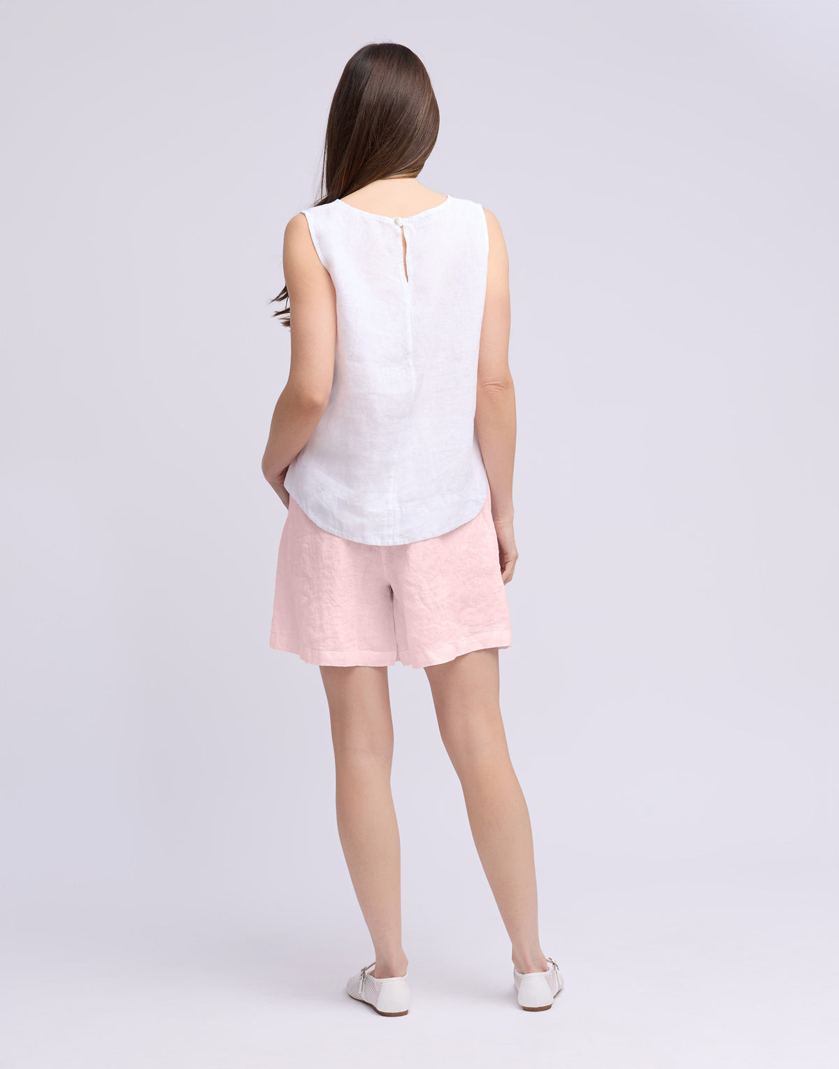 WIDE LEG LINEN SHORTS / GABRIELLA