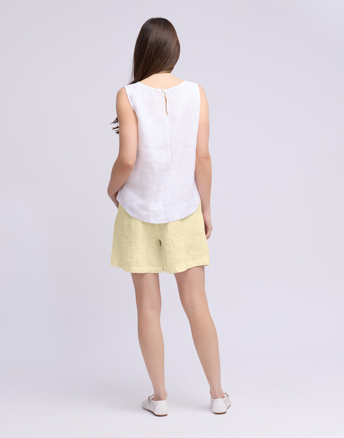 WIDE LEG LINEN SHORTS / GABRIELLA