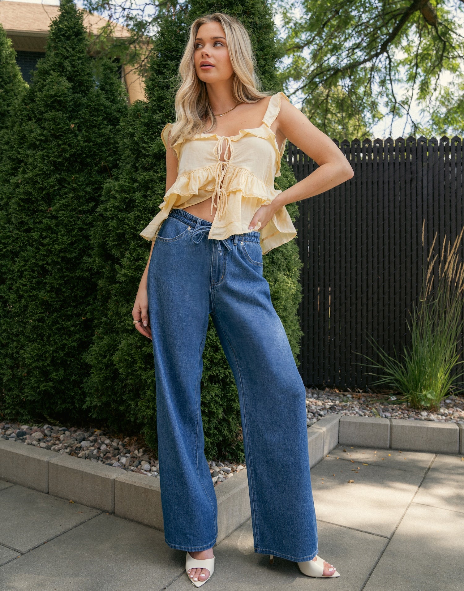 LILY WIDE LEG JEANS / SHANIA 34