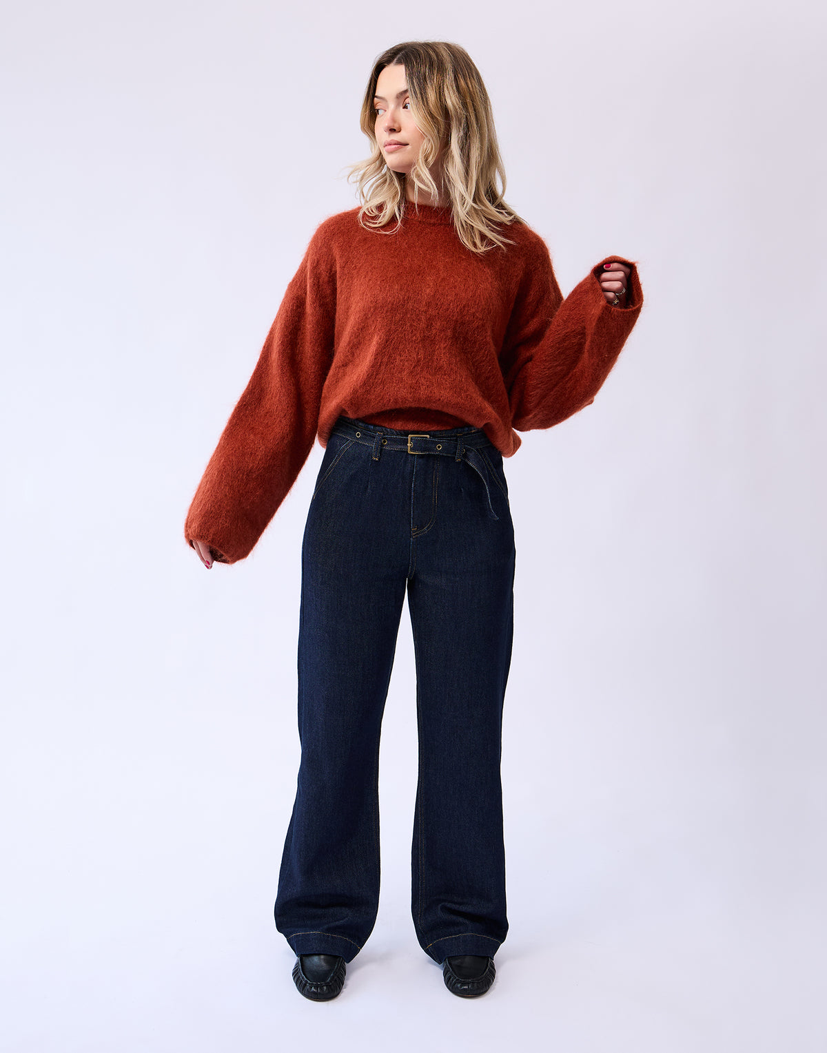 CHLOE STRAIGHT JEANS / MIDNIGHT