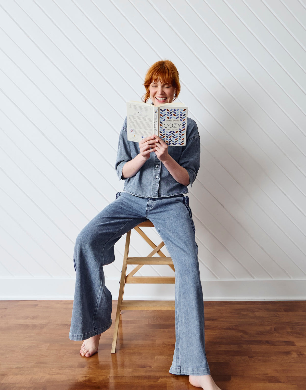 LILY WIDE LEG JEANS / ALPINE