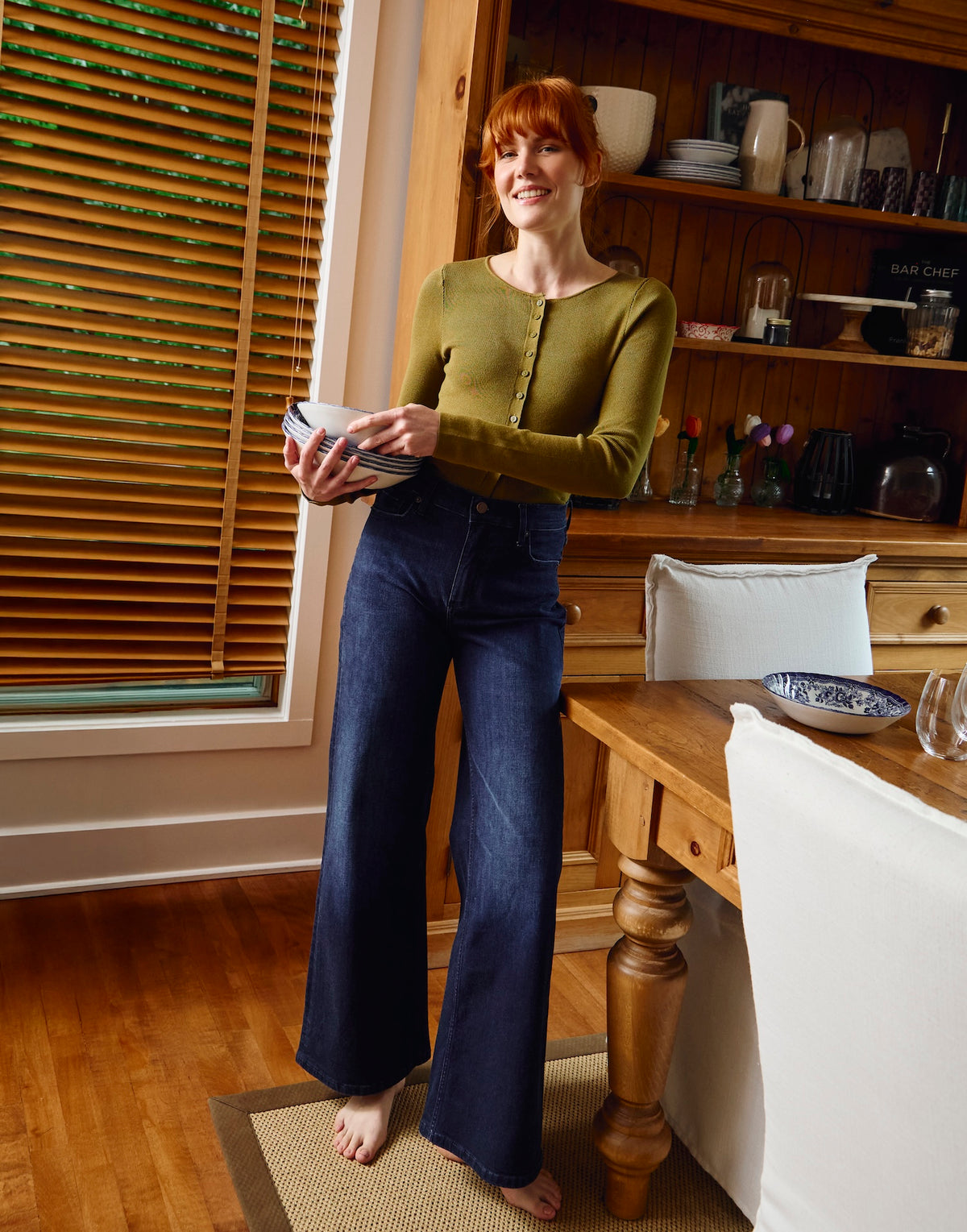 LILY WIDE LEG JEANS / SENSE