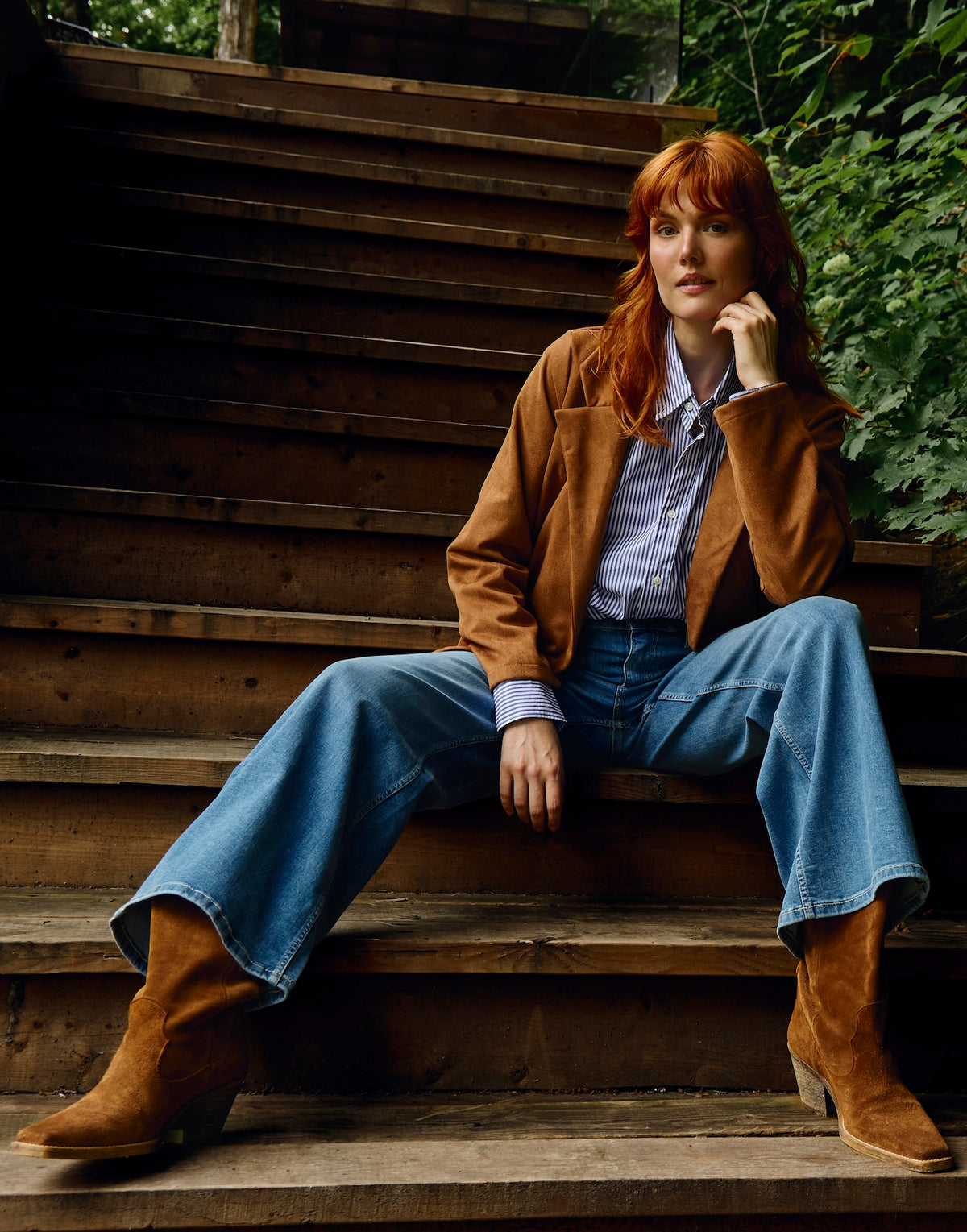 LILY WIDE LEG JEANS / LIGHT