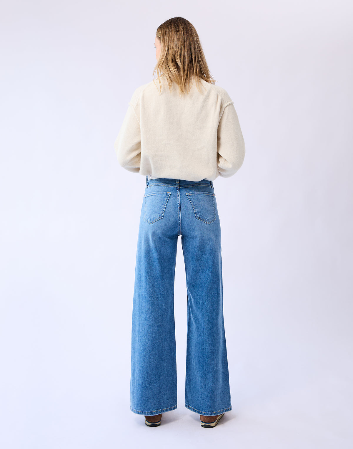 LILY WIDE LEG JEANS / LIGHT