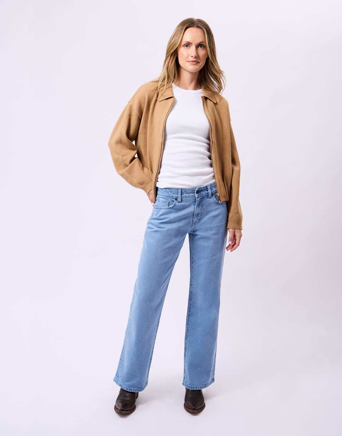 CHLOE STRAIGHT JEANS / TRANQUILITY