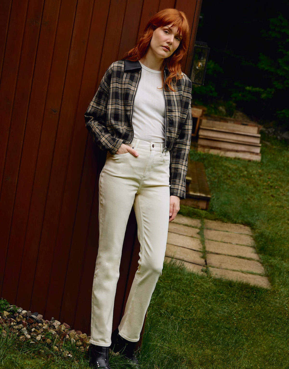 EMILY SLIM JEANS / SOLSTICE Cream