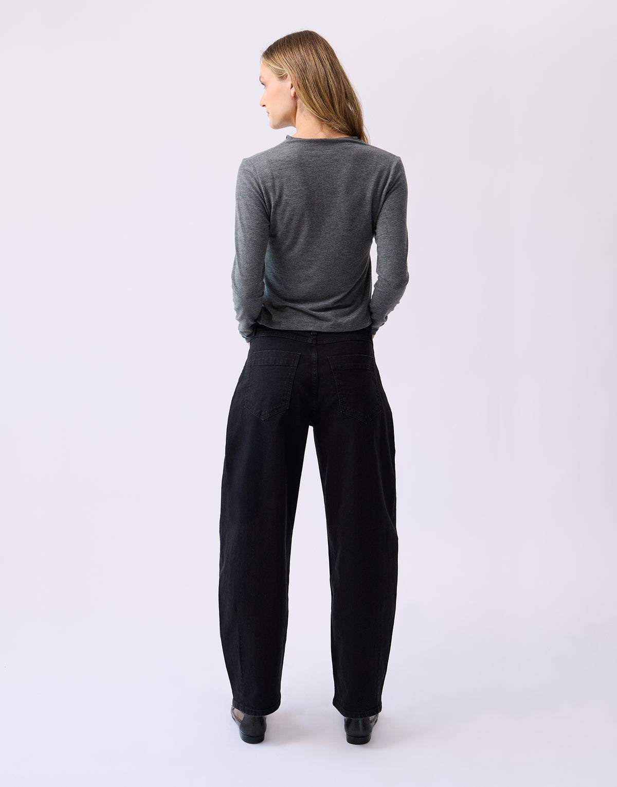 MALIA RELAXED BARREL JEANS / NOCTURNE