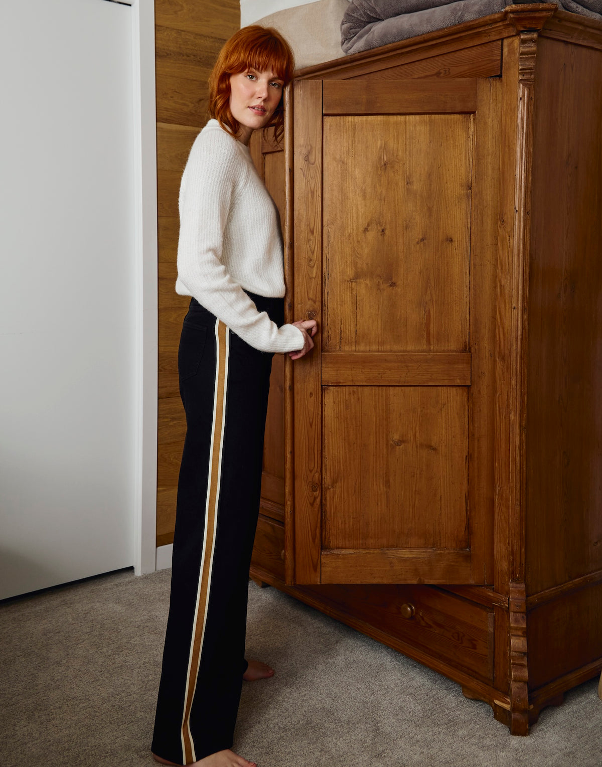 LILY WIDE LEG JEANS / HORIZON