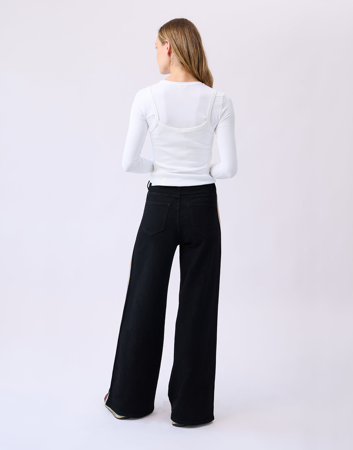LILY WIDE LEG JEANS / HORIZON
