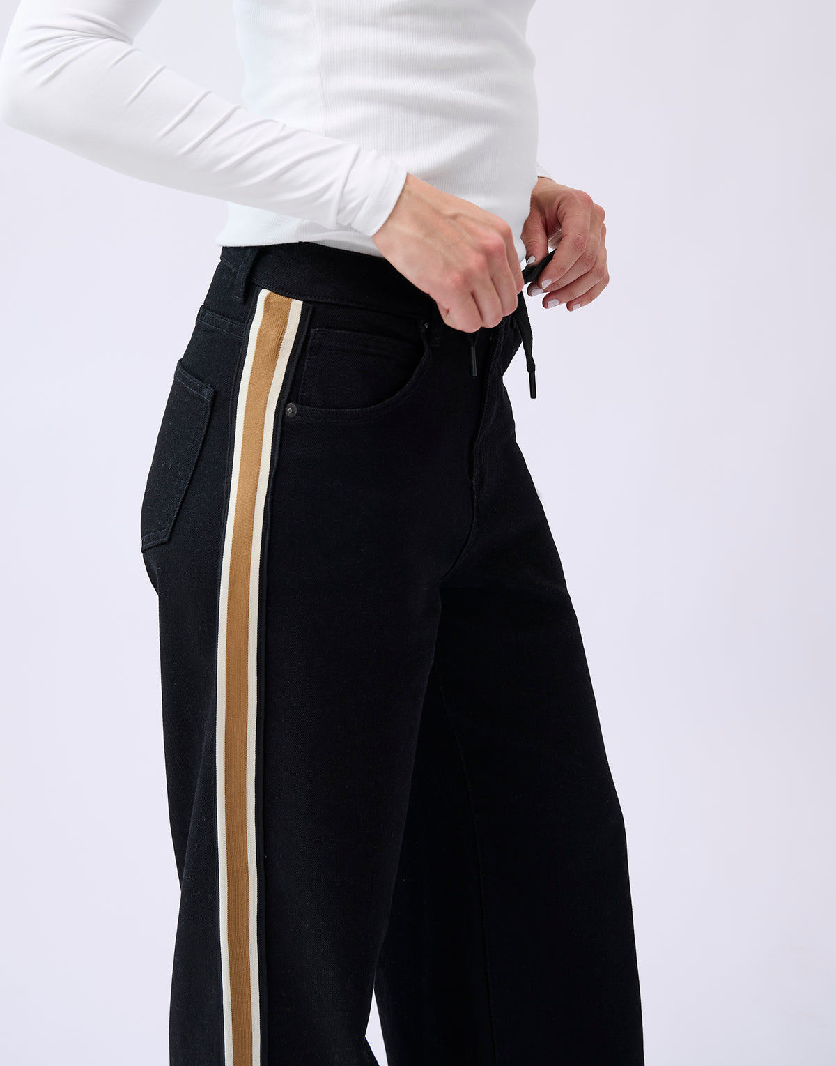 LILY WIDE LEG JEANS / HORIZON