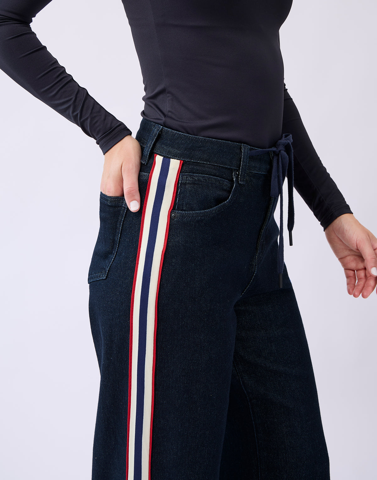 LILY WIDE LEG JEANS / ASPEN