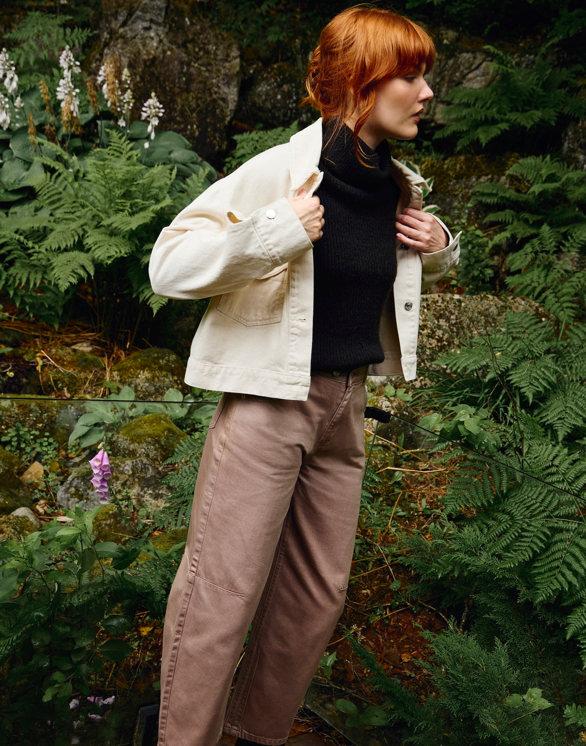 MALIA RELAXED BARREL JEANS / LATTE Mocha