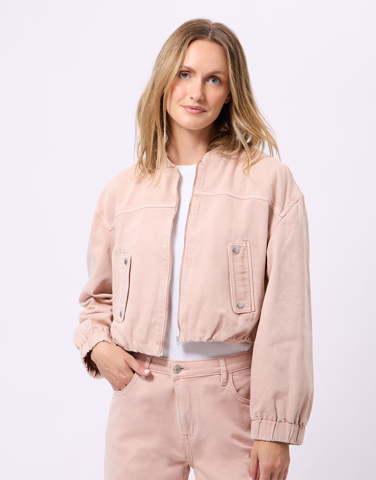 JACKET / UNWIND Frosty-pink