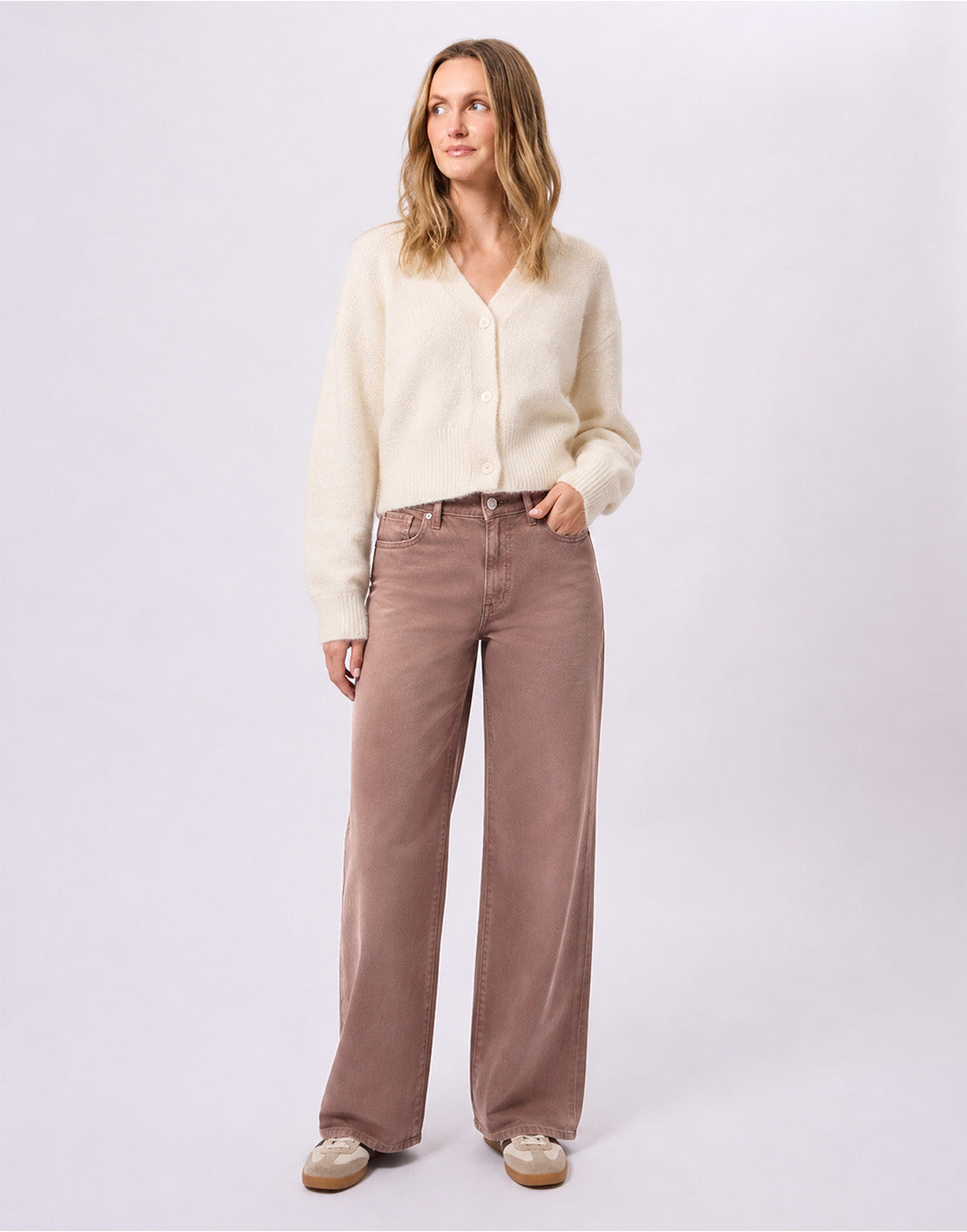 GABBY LOOSE STRAIGHT JEANS / FIKA Mocha