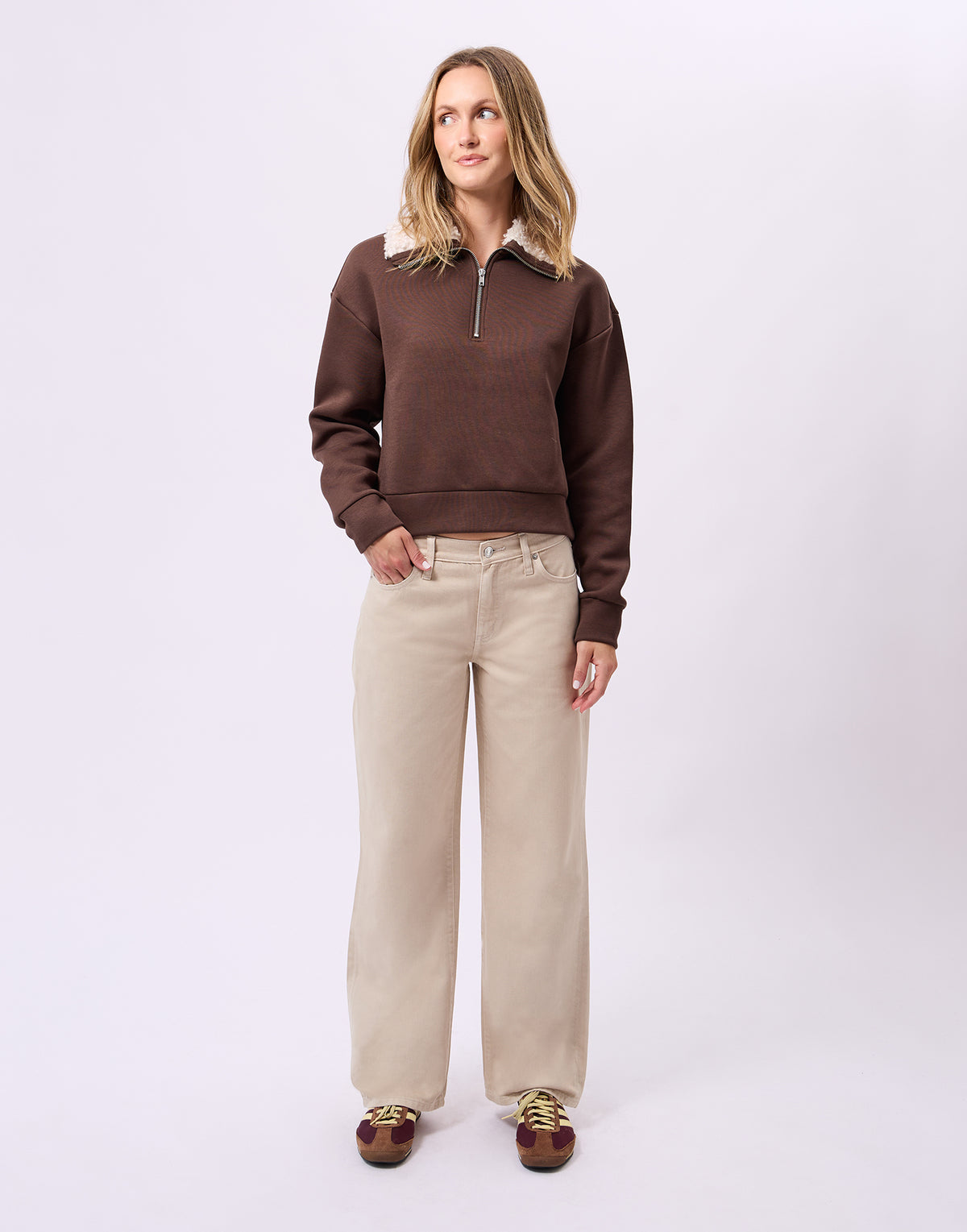 GABBY LOOSE STRAIGHT JEANS / FIKA Oatmeal