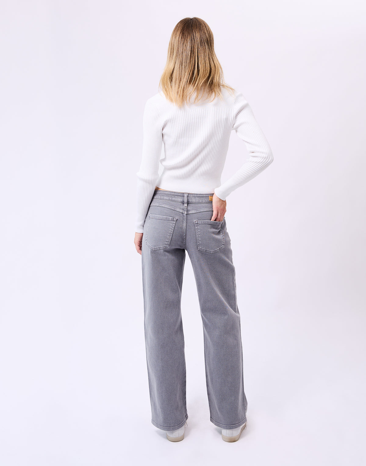 GABBY LOOSE STRAIGHT JEANS / FOG