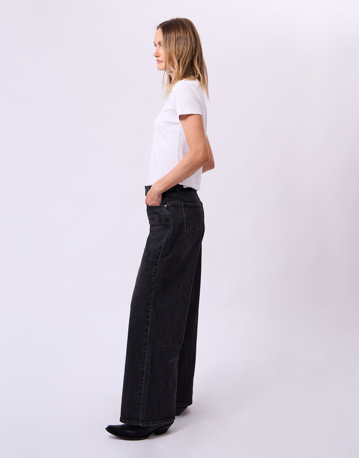 LILY WIDE LEG JEANS / ASHWOOD