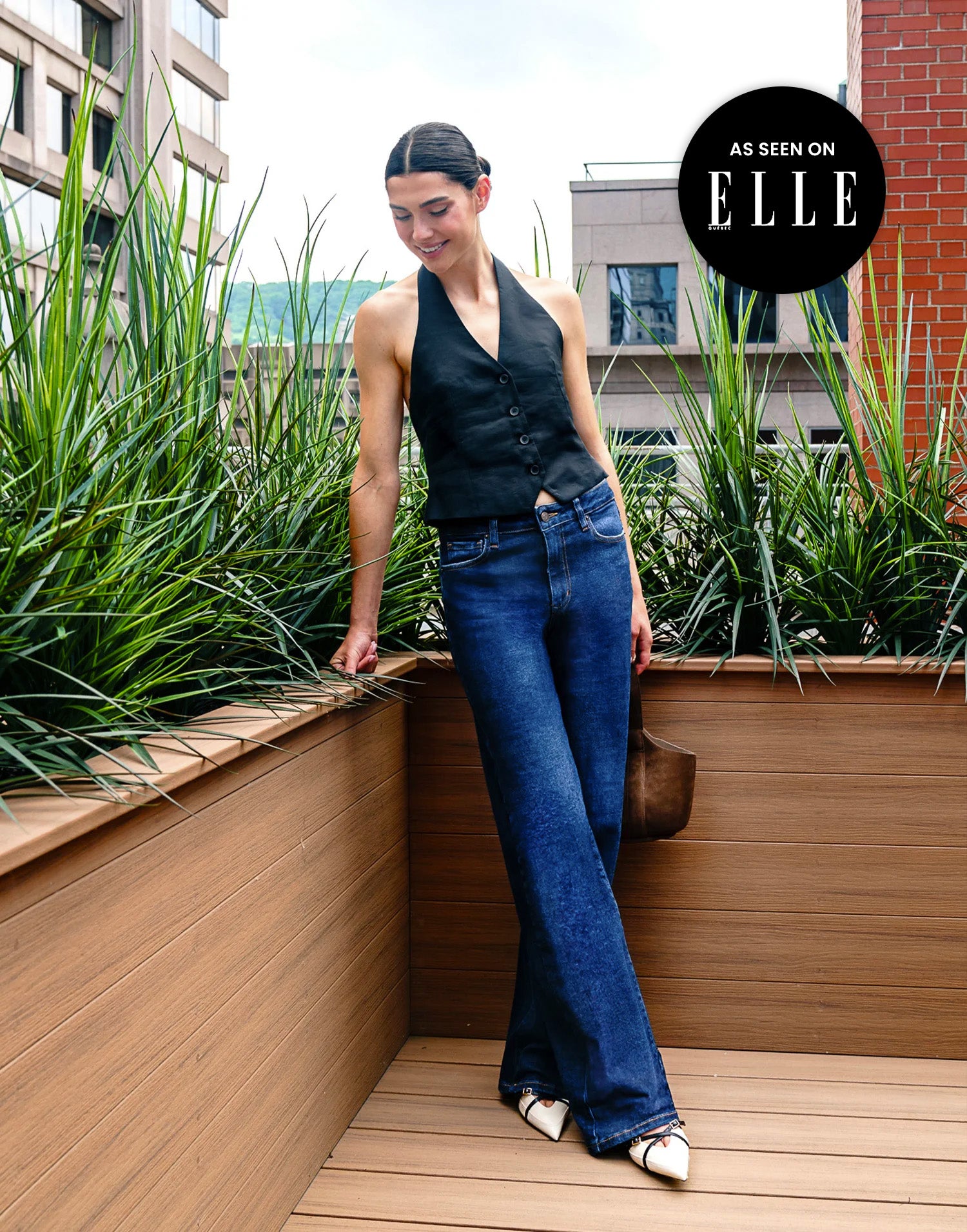  JEANS LILY COUPE TRÈS ÉVASÉE / MAIA