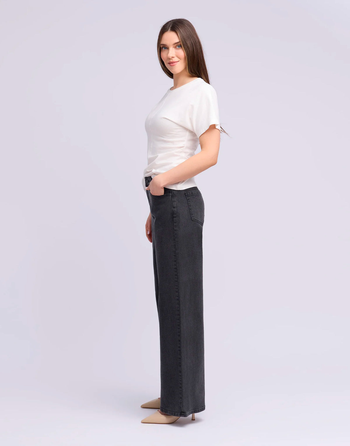 LILY WIDE LEG JEANS / SERENA
