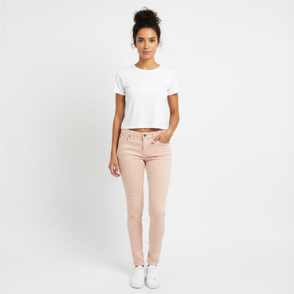 RACHEL SKINNY JEANS / DUSTY ROSE