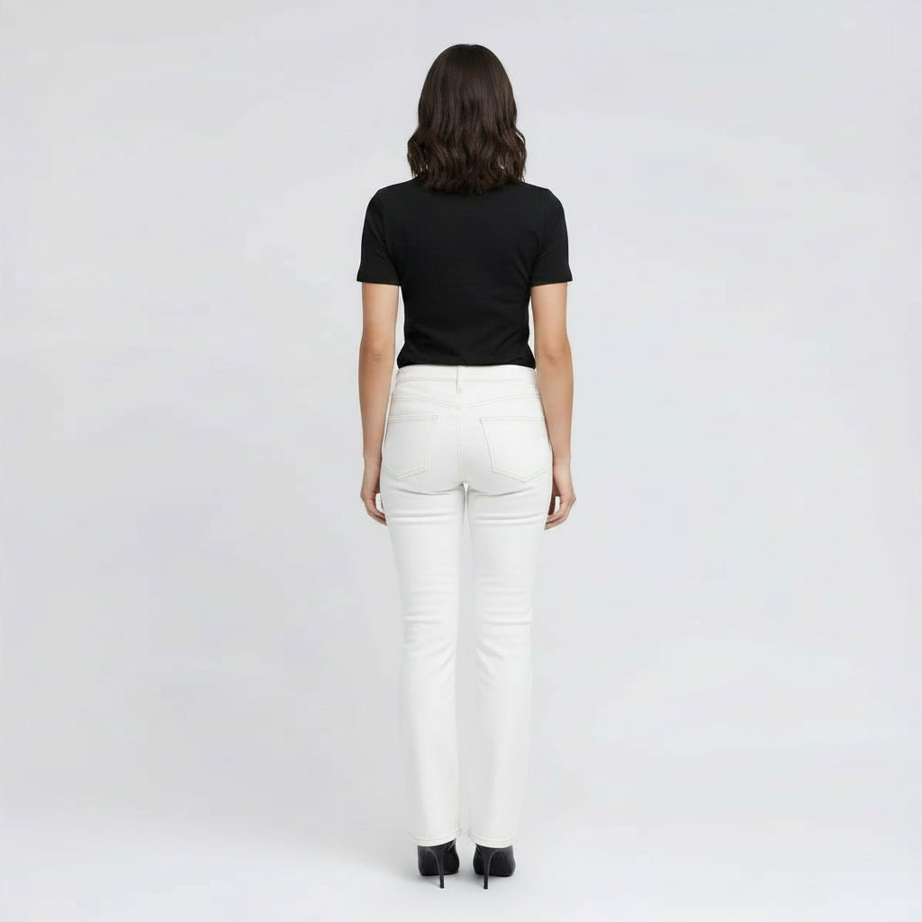 ALEX BOOTCUT JEANS / WHITE