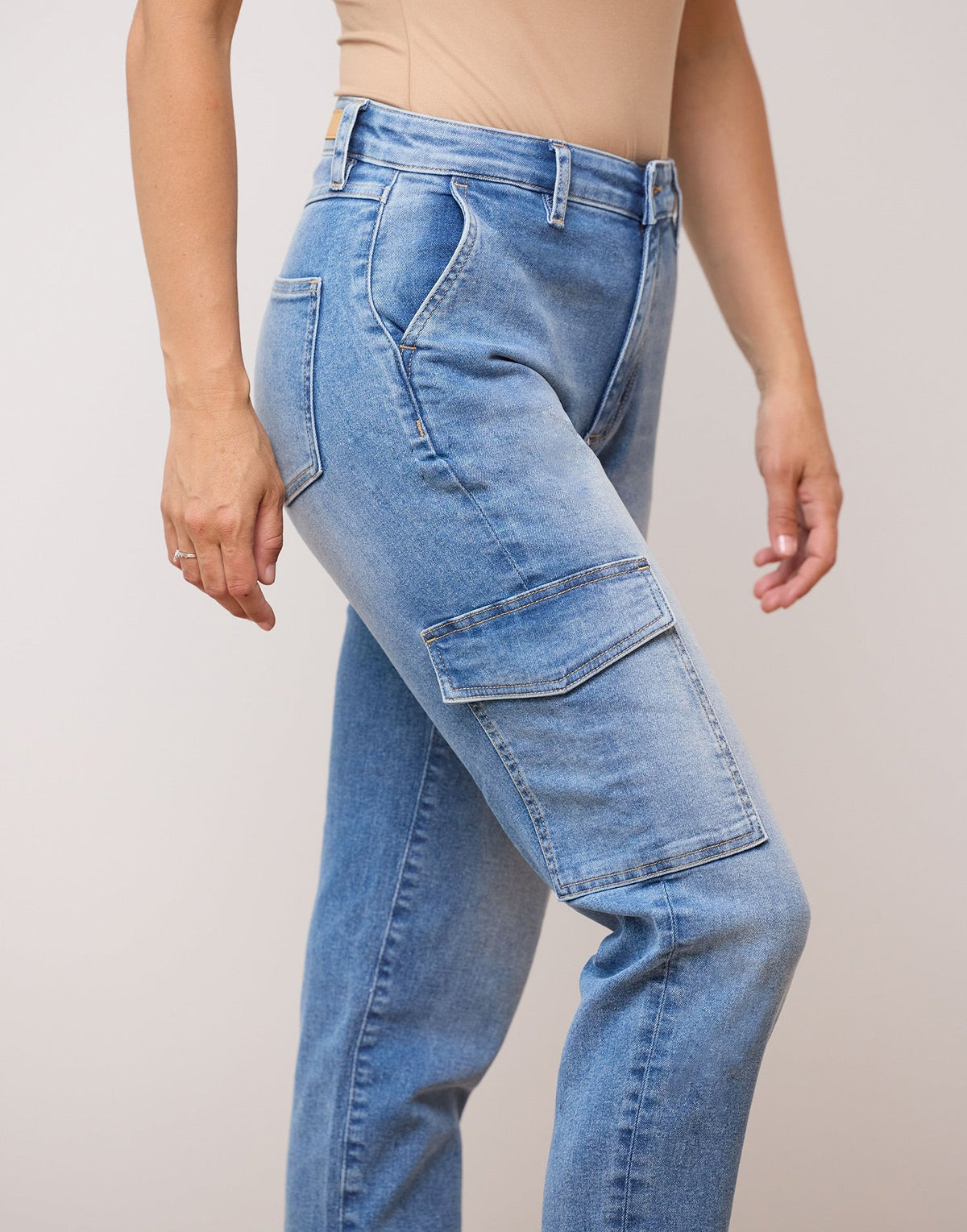 MALIA RELAXED JEANS / BLUE BELL CARGO