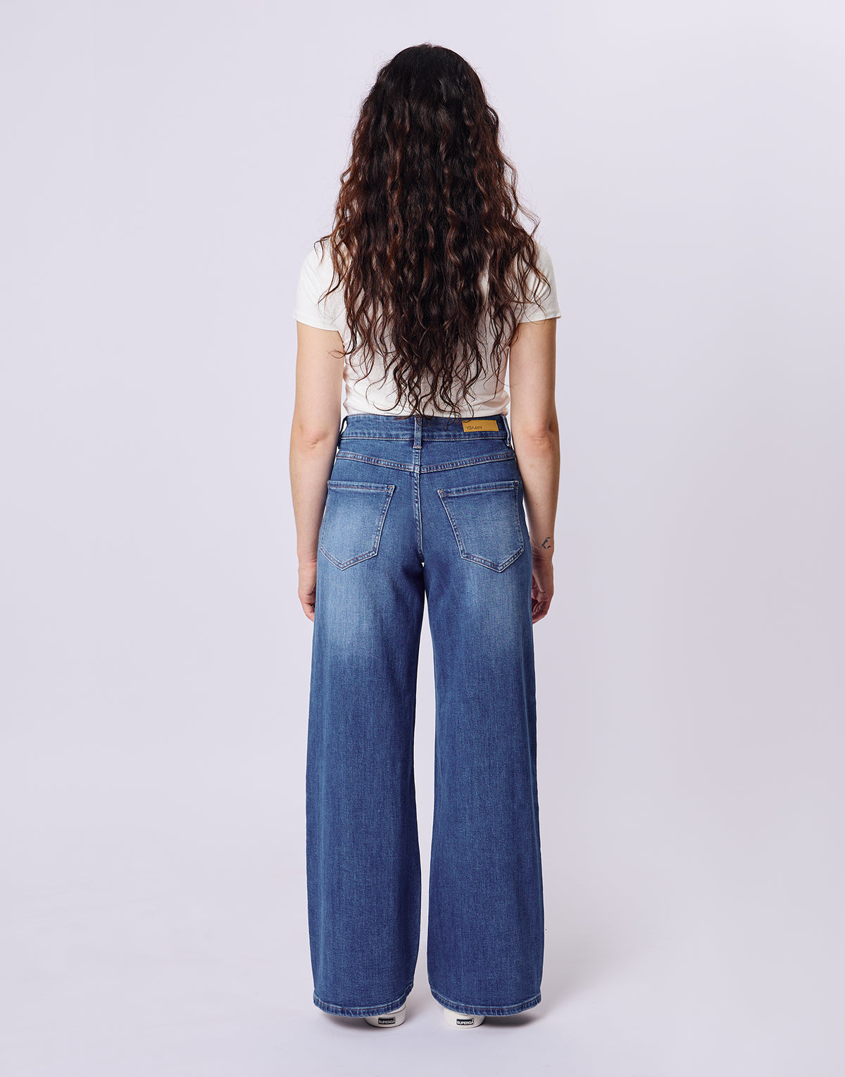 LILY WIDE LEG JEANS / AURORE