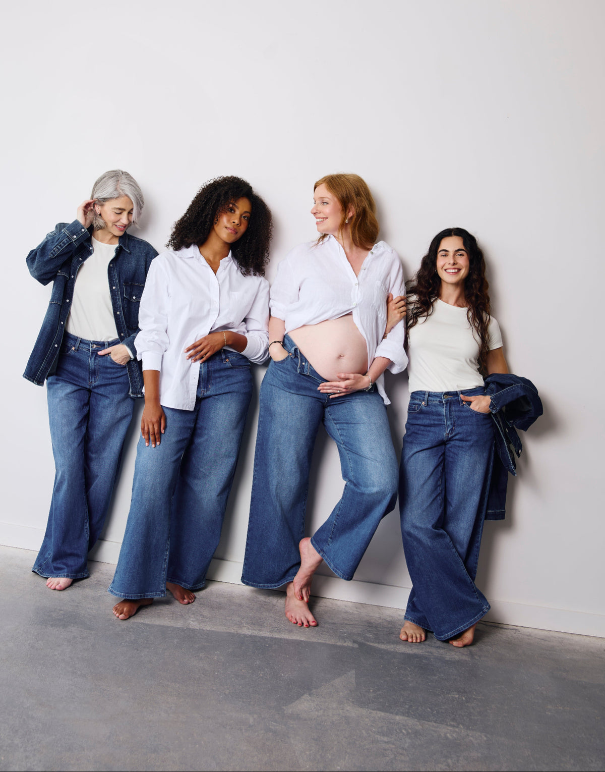 LILY WIDE LEG JEANS / AURORE