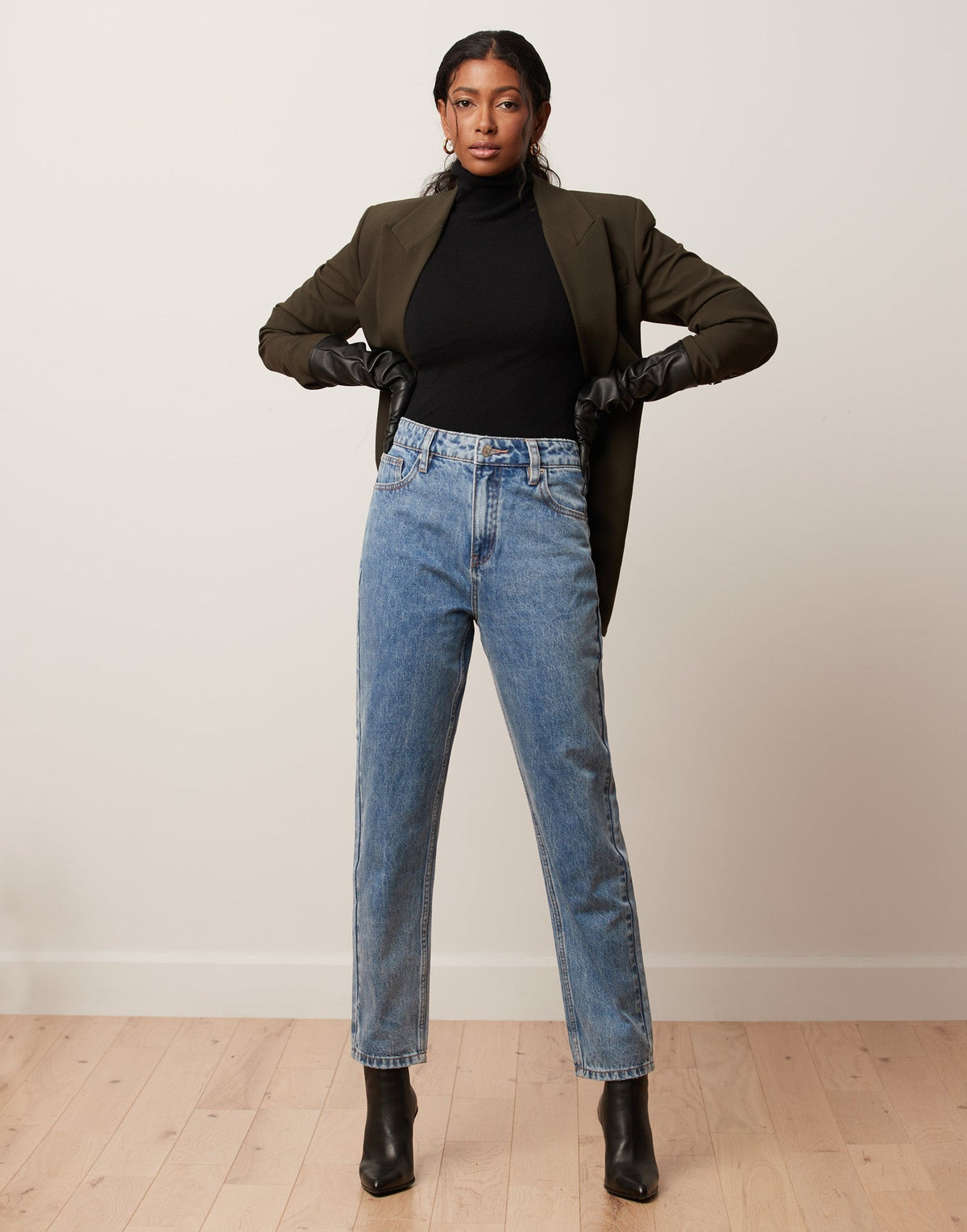 EMILY SLIM JEANS / BLUE ACID 34